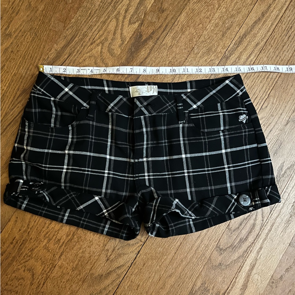 Plaid shorts